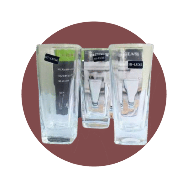 SET DE VASOS 6PZS DISEÑO PACTIN