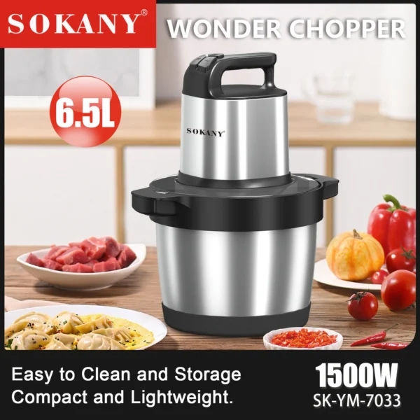 PICATODO SOKANY VASO META 6.5L 1500W - Image 2