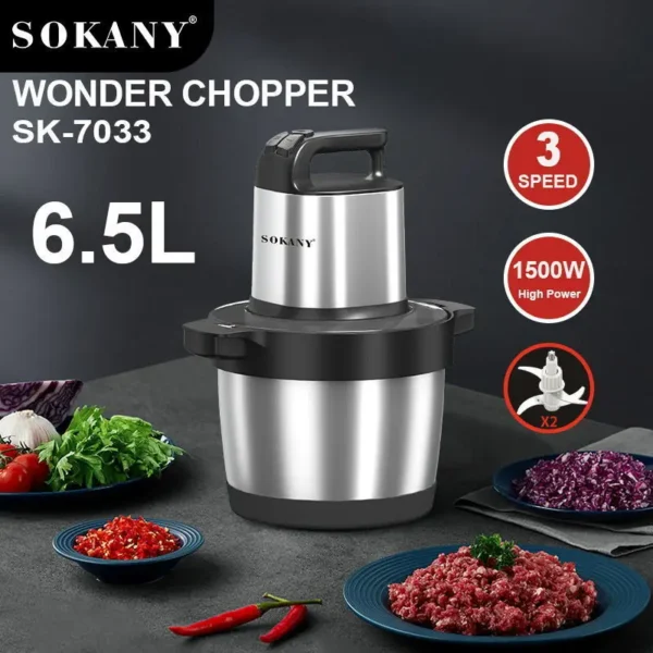 PICATODO SOKANY VASO META 6.5L 1500W - Image 3