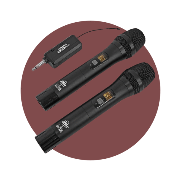 SETS DE MICROFONO KV-1 ULTRAMIC-2UHF PLUG