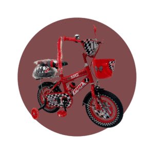 BICICLETA ARO 16 CON PARRILLA Y ACCESORIOS DE NIÑOS