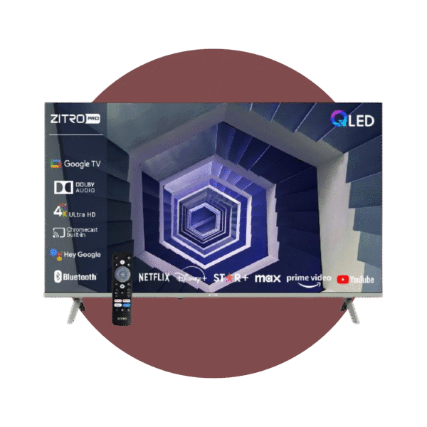 TELEVISOR ZITRO 55" GOOGLE TV QLED