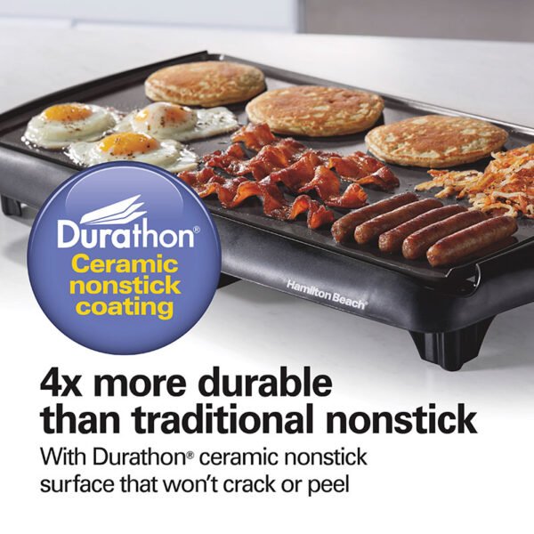 PLANCHA DE CERAMICA HAMILTON BEACH DURATHON - Image 2