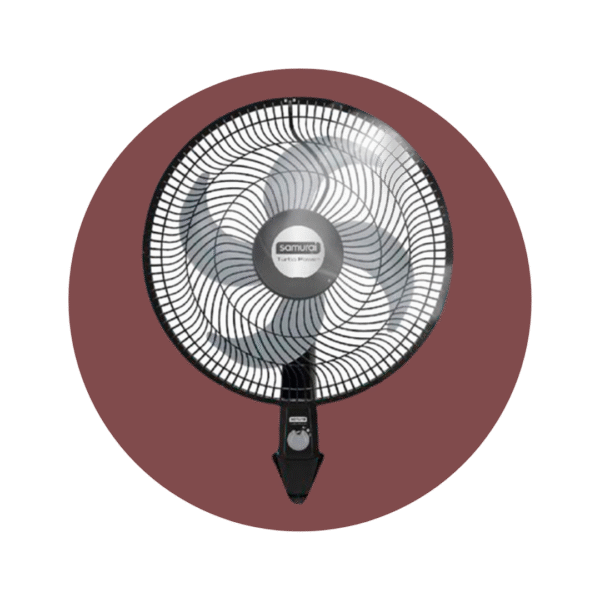 VENTILADOR DE PARED SAMURAI TURBO POWER 18" NEGRO