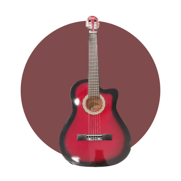 GUITARRA PRIMER 608WS-PCG12CEQ#37 VINO SOMBREADO ELECTROACUSTICA