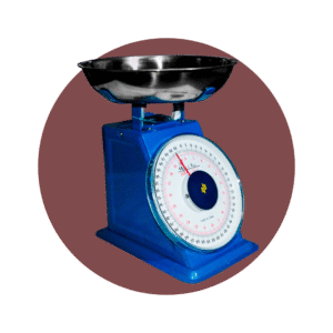 BALANZA REFORZADA PLATO DE ACERO 20KG