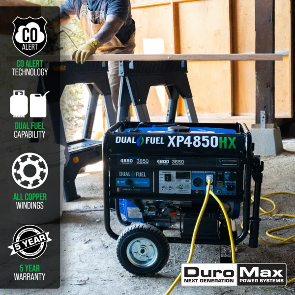 GENERADOR DUAL DUROMAX 4850W - Image 2