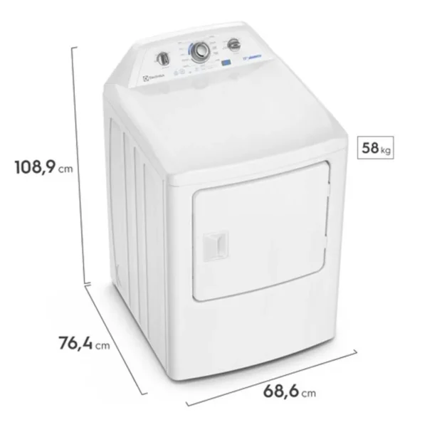 SECADORA ELECTROLUX CARGA FRONTAL 19KG BLANCA - Image 5
