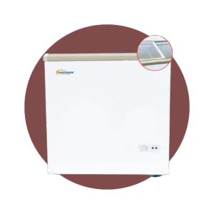 CONGELADOR CONTINENTAL TAPA DE VIDRIO 440LTS