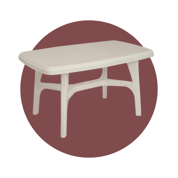 MESA SEVILLA RECTANGULAR BEIGE