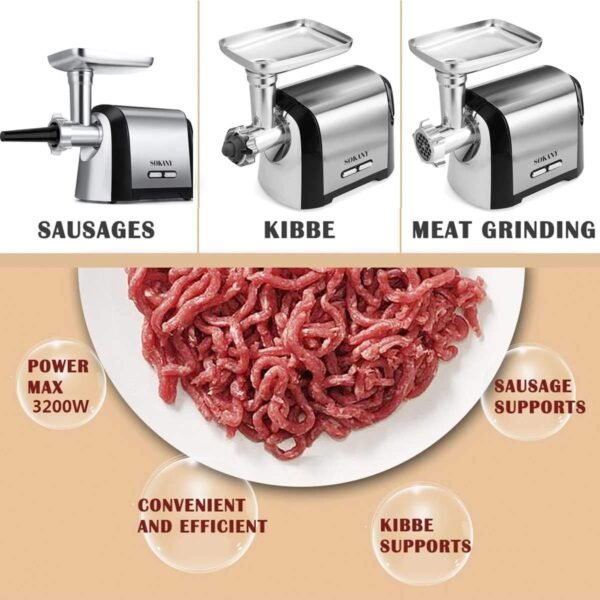 MOLINO DE CARNE SOKANY 3200W - Image 3