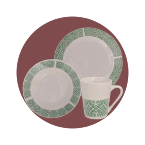 VAJILLA PORCELANA X12PZS REDONDA