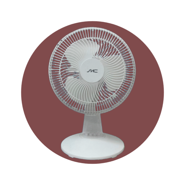 VENTILADOR DE MESA SMC 12" BLANCO