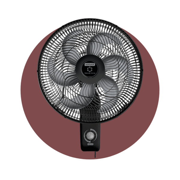 VENTILADOR DE PARED SAMURAI SILENCE FORCE PLUS 18" NEGRO