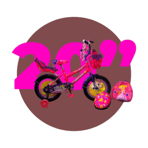 BICICLETA ARO 20 MUJER CORAZON INCLUYE CASCO Y MOCHILA