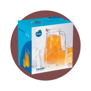 SET DE JARRA MÁS VASOS MARACATU