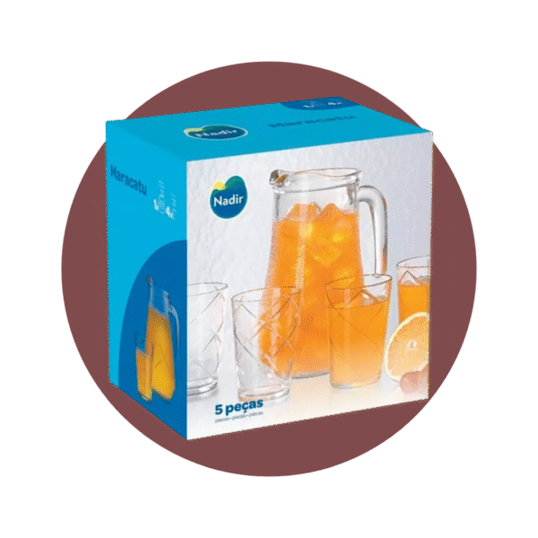 SET DE JARRA MÁS VASOS MARACATU