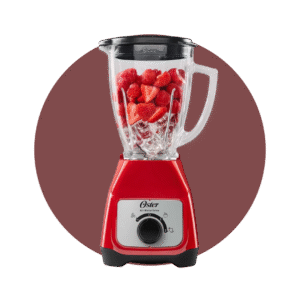 Licuadora Oster® con vaso de vidrio y control de perilla