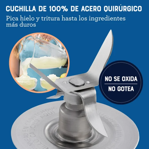 Licuadora Oster® con vaso de vidrio y control de perilla - Image 5