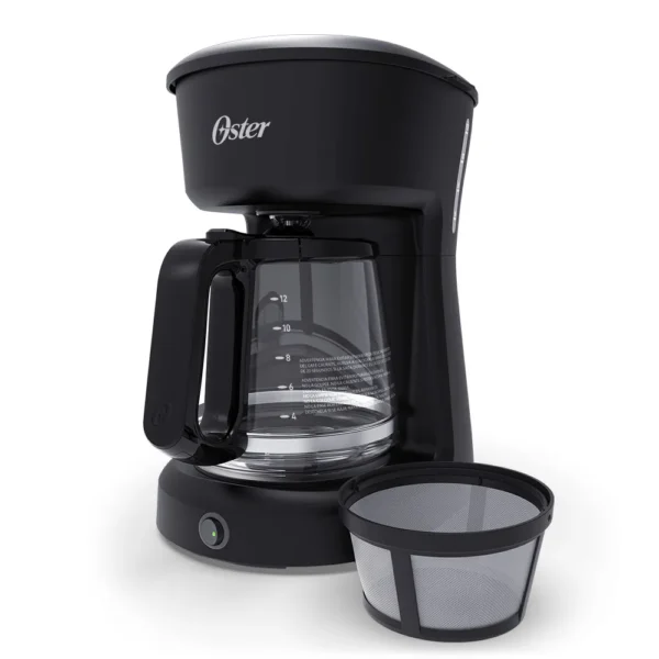 Cafetera Oster® con Jarra de Vidrio y Filtro Permanente 12 tazas - Image 2