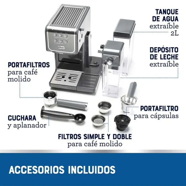 Cafetera Oster PrimaLatte Touch - Image 6