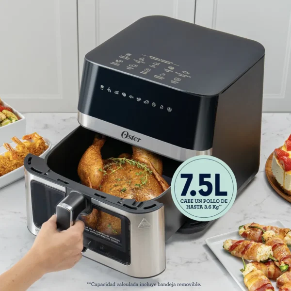 Freidora de Aire Digital Oster® Recubrimiento DiamondForce 7.5L - Image 3