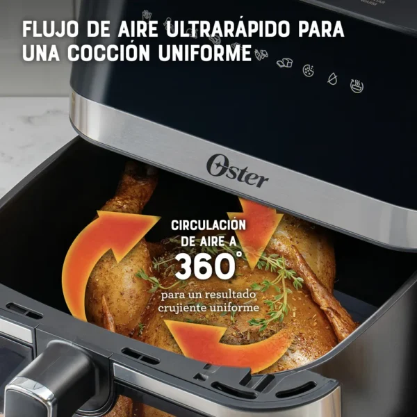 Freidora de Aire Digital Oster® Recubrimiento DiamondForce 7.5L - Image 7