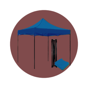 CARPA AZUL PLEGABLE 3X3 METROS