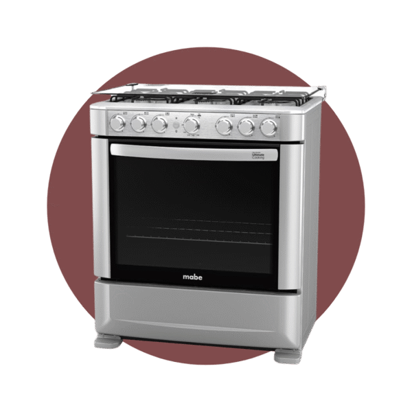 Cocina de Piso a Gas 76 cm Grafito Mabe