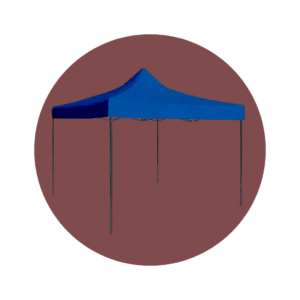 CARPA PLEGABLE 3X3 METROS AZUL