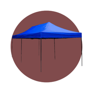 CARPA PLEGABLE 3X6 METROS AZUL