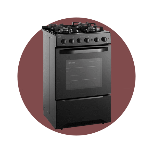 Cocina Electrolux 4 quemadores grill elétrico
