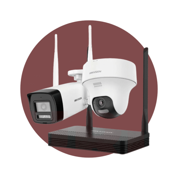 KIT HIKVISION 2 CAMARAS INALAMBRICAS 4MP