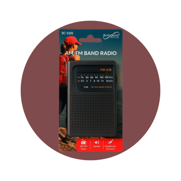 RADIO AM/FM PORTATIL SUPERSONIC