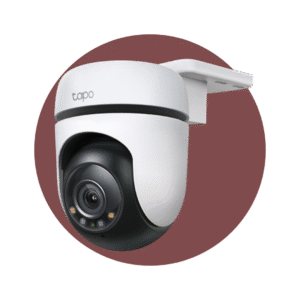 Cámara de seguridad WiFi con movimiento horizontal y vertical para exteriores