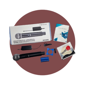 MICROFONO INALAMBRICO UNIVERSAL UHF RECARGABLE