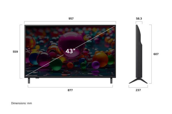 SMART TV LG 43" THINQ AI - INTELIGENCIA ARTIFICIAL / 4K UHD - Image 2