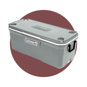 HIELERA PLASTICA COLEMAN GRIS 150QT