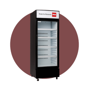 VITRINA VERTICAL SHOWCASE RCA VERTICAL 350L NEGRO