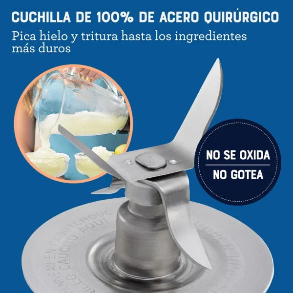 Licuadora Oster® con vaso de vidrio y control de perilla 2 Velocidades - Image 5