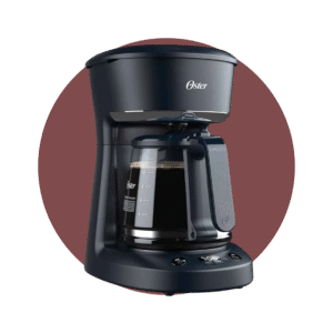 Cafetera programable Oster® de 12 tazas negra con auto apagado