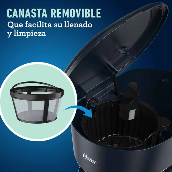 Cafetera programable Oster® de 12 tazas negra con auto apagado - Image 2