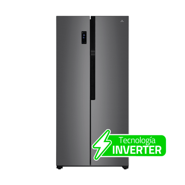 REFRIGERADORA INDURAMA RI-760 SIDE BY SIDE 468 LITROS CROMA - Image 2