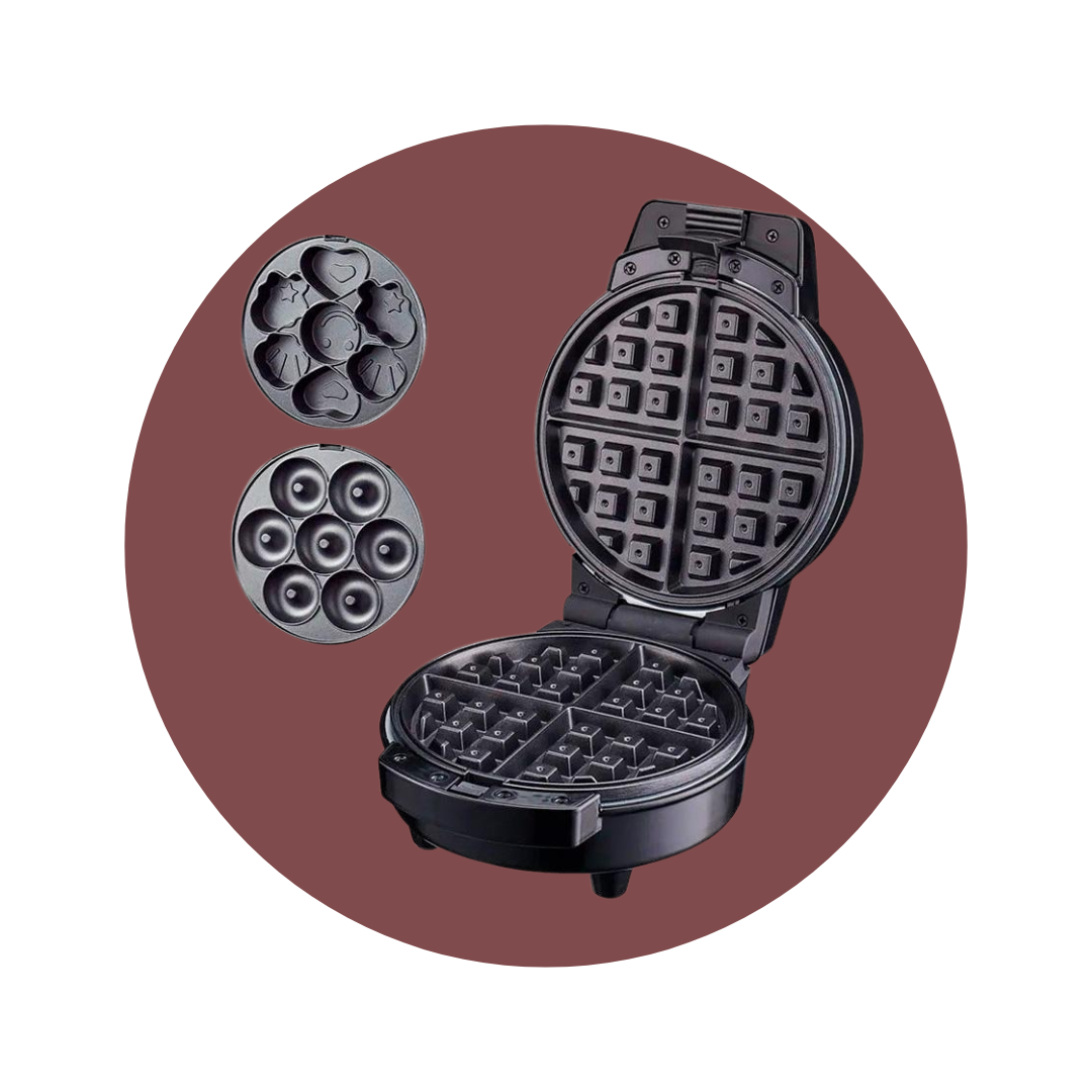 MAQUINA SOKANY 3EN1 DONA WAFFLE GALLETA