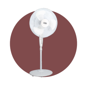 VENTILADOR SMC PEDESTAL 18" BLANCO