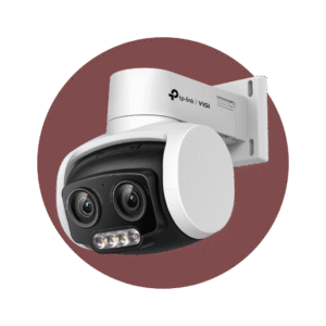 Cámara PTZ IP VIGI C540V Full Color con doble lente para exterior de 4MP