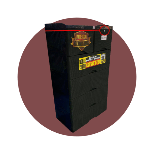 CAJONERA RATAN VICTORIA BLINDADAS MEGA DUO SEGURA