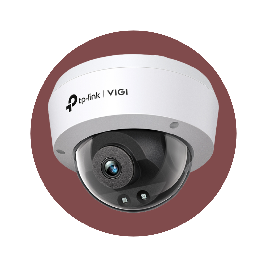 Cámara IP VIGI tipo dome con IR de 4MP