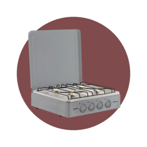 COCINETA FLORENTINA II C/T 4 QUEMADORES ECOLINE SILVER