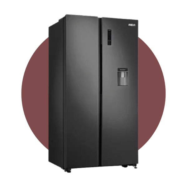 NEVERA RCA SIDE BY SIDE INVERTER NEGRA 630 LTS